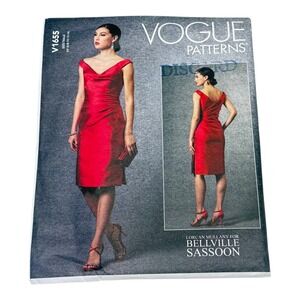 Vogue Bellville Sassoon V1655 Special Occasion Dress Size 6 8 10 12 14 New Uncut
